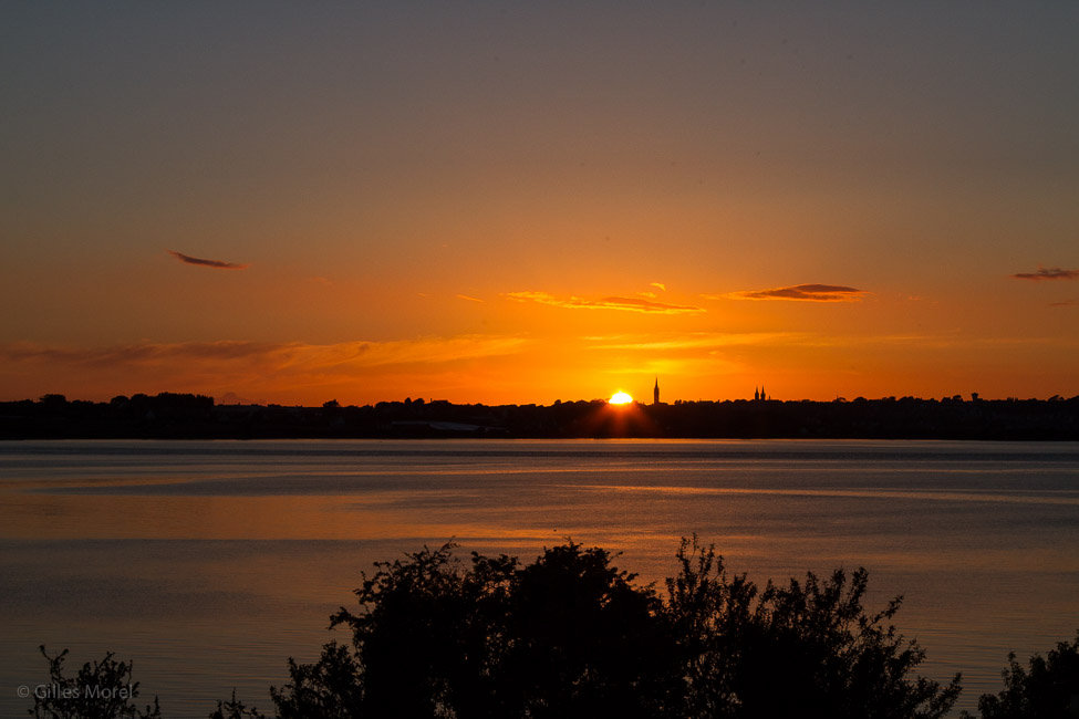 Coucher de soleil sur le Finistère, mai 2014